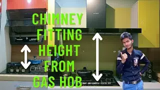 kitchen chimney fitting height from gas hob $ Chimney installation height from gas hob
