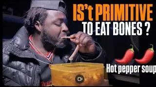 Having Hot pepper soup before my workout to combat this cold weather #168