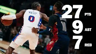 Tyrese Maxey Scores 27 Against Cleveland