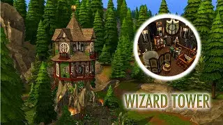 Spellcaster Tower / The Sims 4 Realm of Magic / Speed Build / Башня Волшебника / Симс 4 Мир магии