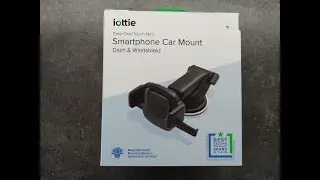 Распаковка автодержателя для телефона iOttie Easy One Touch Mini Black из Rozetka