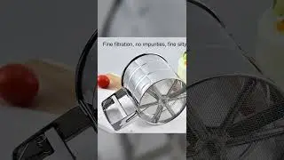 AliExpress - Stainless Steel Fine Mesh Flour Sifter for Perfect Baking #Aliexpress #BakingTools
