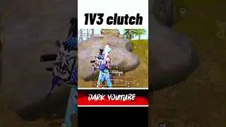 Too Easy 😱 1v3 BGMI Clutch 🔥 || Shorts || #darkyoutube #shorts