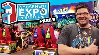 НОВЫЕ аркадные игры на выставке Amusement Expo 2019 &mdash; Часть 1! Аркадные игры Centipede Chaos и Nerf!