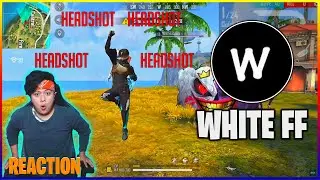 JUNIOR REACTS TO WHITE FF CRAZY GAME SKILLS | GARENA - FREEFIRE