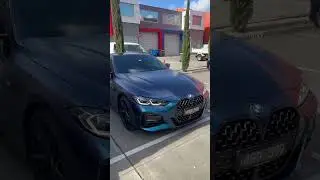 New colour avery satin Frozen Ocean on BMW 4series #bmw #vinylwrap