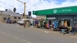 Driving through Butterworth in South Africa