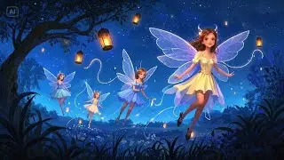 Five Little Fairies Sleeping in a Tree | Magical Fairy Rhyme | Nursery Rhymes & Songs for Children