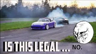 Drifting on an ABANDONED GO-KART Track !!!* IS THIS LEGAL?