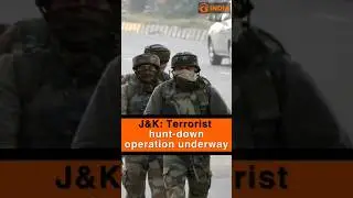 J&K: Terrorist hunt-down operation underway