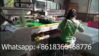 pp board silk screen printer auto screen printing line