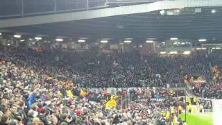 2017-02-16 Manchester UNITED - Saint-Etienne French fans on fire