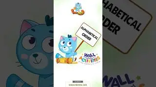 Teach Alphabetical Order using Reusable Multipurpose Creative Roll | Inkmeo Fun Wall Activities