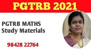 PGTRB MATHS study materials