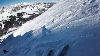 Glacier 3000 Scex Rouge - Col du Pillon top to bottom (experts only!)