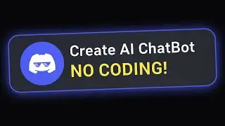 How I Build My Own Ai Chat Bot For My Discord Server Without Coding !