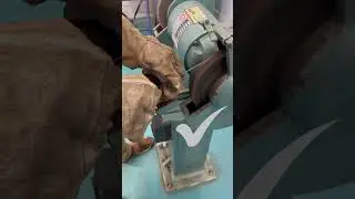 How to grind Tungsten Electrode|TIG welding |#viral #tigwelding #industrialskills  #shorts #tungsten