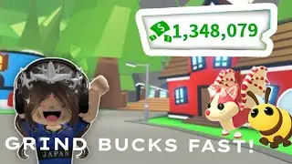 HOW TO GRIND BUCKS FAST!!! [Top Tips in Adopt Me!] 💰💵