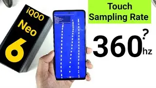 iQOO Neo 6 Touch Sampling Rate Test is it 360hz #iqooneo6