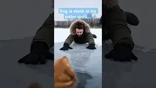 He Fell Through the Ice &mdash; His Owner Reached Him Just in Time 💔🐕