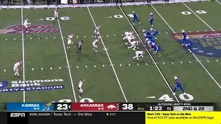 Kansas vs Arkansas CRAZY Ending | 2022 College Football