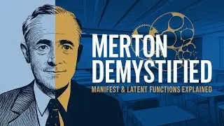 Mastering Merton&rsquo;s Functionalism:Postulates, Paradigms & Key Concepts Simplified |Sociology UPSC/IAS
