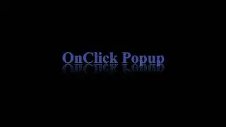Show popup (driven by Green Popups) when user clicks something