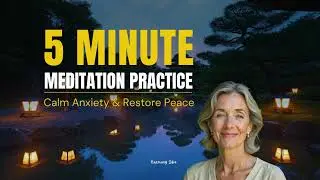 5 Minute Meditation To Calm Anxiety And Restore Peace Anytime Anywhere #AnxietyHealing