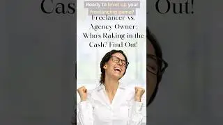 Freelancer vs Agency Income Revealed: Unveiling the Shocking Truth #shorts#freelancing#onlineprofits
