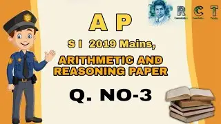 AP SI 2019 MAINS - QUESTION NUMBER-3 , #APSI #PERCENTAGES #APCONSTABLE #SSC #RRB #RAILWAYS #RCT