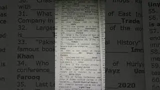 Assistant S&GAD 2024/ PPSC Test Preparation 2024 / Part 3