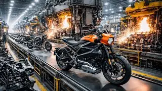 How an electric HARLEY-DAVIDSON LiveWire is made