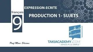 9eme année_FRANCAIS_expression- écrite_production 1 sujets2