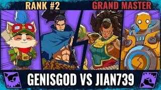 GenisGod против Jian739 &ndash; [Ранг #2] Ясуо Тимо против Иллаои Блицкранка [Гранд-мастер] | 2XKO