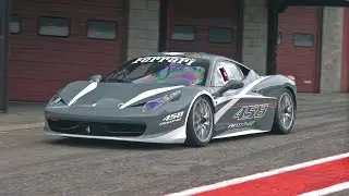 Ferrari 458 Challenge - Amazing fly by's on the track!