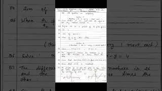 Class 10th Maths Paper F.A. -1 #maths