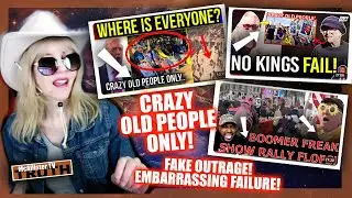 NO KINGS FAKE RAGE FAILURE! GERIATRIC DEMTARD CLOWN-FEST! LIZARD SEX!