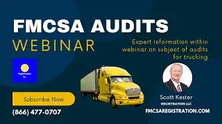 FMCSA Audits (Webinar) What happens when DOT audits you? | Whats Next?