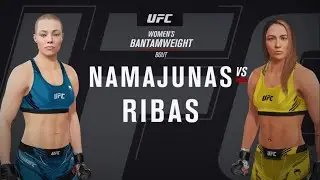 UFC Fight Night Sim: Rose Namajunas vs. Amanda Ribas (No Commentary)