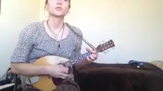 Baby Bleu on mandolin