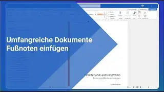 Word: Fu&szlig;noten einf&uuml;gen (Umfangreiche Dokumente: Teil 5)