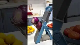 Adjustable Mandoline Vegetable Slicer & Chopper ✨ | Quick, Safe & Hassle-Free Veggie Prep!