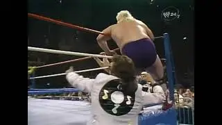 Adrian Adonis cuts Brutus Beefcake's Hair 2/28/87