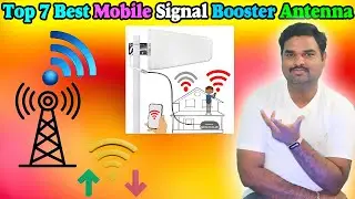 ✅Top 7 Best Mobile Signal Booster In India 2024 With Price |Antenna Signal Booster Review&Comparison