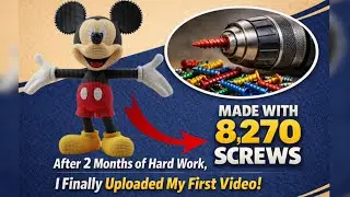 &ldquo;How I built a 3D Mickey Mouse using 8,270 screws.&rdquo; ✅ 🎁 Giveaway &ndash; Details in Description