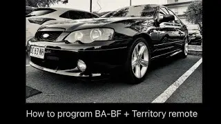 Ford Falcon BA/BF Territory &mdash; Как запрограммировать пульт дистанционного управления