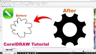 Easy | How to redraw Using the Golden raito Technique  in Corel draw
