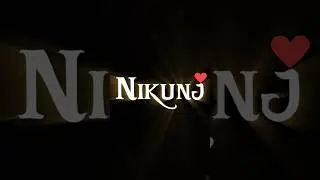 Nikunj❤️||Comment Your Name🥰#nameworld #nikunj #n #shorts #viral #namezone #views #nameart #tranding