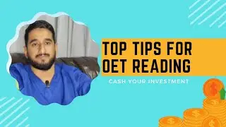 TOP TIPS FOR PASSING OET READING| ENGLISH LANGUAGE TEST|explained in urdu/hindi