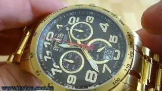 Invicta 10742 Reserve Cadet Gold Swiss Made Chronograph